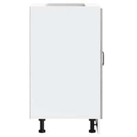 Spoelbakonderkast Lucca bewerkt hout grijs sonoma eiken - thumbnail