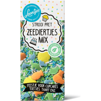 Leentjes Strooi Pret Zeediertjes Mix 50 g bij Jumbo - thumbnail