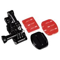 Hama Zijhelmhouder voor GoPro camera zwart - thumbnail