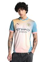 Manchester City 4rd Shirt Senior 2024/2025 - Maat S - Kleur: BeigeLichtblauw | Soccerfanshop - thumbnail