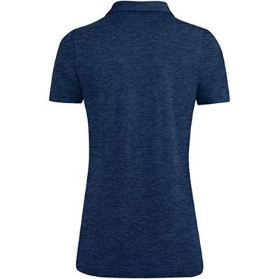 JAKO 6329D Polo Premium Basics Dames - Marine Gemeleerd - 40