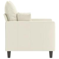 Fauteuil 60 cm fluweel crmekleurig - thumbnail