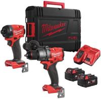 Milwaukee m18 fpp2a3-502x fuel power pack | m18fpd3 & m18fid3 | 2x 5.0 ah accu + lader | in hd-koffer - 4933480873 - thumbnail