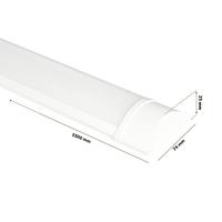 LED Batten 150cm - 50 Watt 6000lm (120lm/W) - 6400K daglicht wit - Vervangt 400 Watt - Samsung SMD LED chips - Flikkervrij - IP20 Stofdicht - Onderbouwverlichting - thumbnail