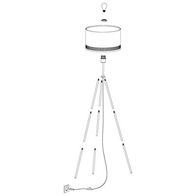 Eglo Tripod vloerlamp Esteperra Tripod 99279