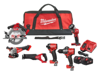 Milwaukee M18 FPP6G3-502B Accu Combiset 6-delig 18V - Inclusief 2x 5,0Ah Accu,Lader en Tas - thumbnail
