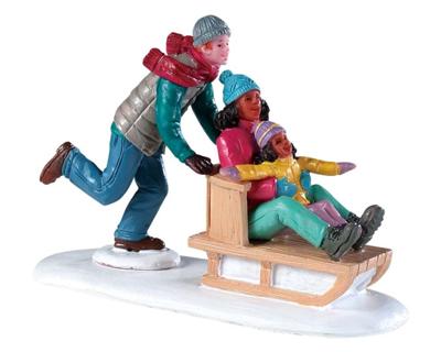 Lemax family snow day kerstdorp figuur type 3 2019