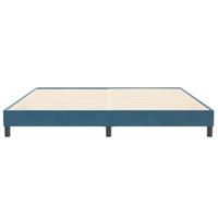 Bedframe zonder matras 200x220 cm fluweel donkerblauw - thumbnail