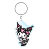 Sanrio Pink Black Party Series Acrylic Keychain Kuromi 7 cm - thumbnail