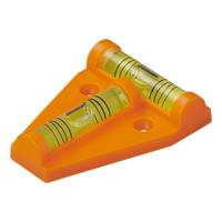 ProPlus waterpas pyramide met magneet 6 cm oranje - thumbnail