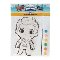 Wins Holland Canvas schilderen dc comics - aquaman - incl penseel en 6 kleuren verf - thumbnail