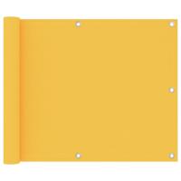 VidaXL Balkonscherm 75x600 cm oxford stof geel - thumbnail