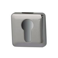 Hardbrass Cilinderrozetten Qbe - chroom - thumbnail