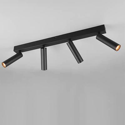Trio Slanke plafondspotAmbala 4x led - zwart - 849210432
