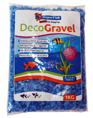 Deco Grind Neon Blauw 1 Kg aquaria Superfish - Superfish