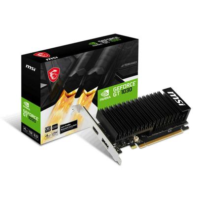 MSI Nvidia GeForce GT1030 Videokaart 4 GB HDMI, DisplayPort Overclocked, Low Profile
