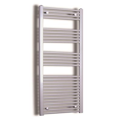 Elektrische Design Radiator Sanicare Plug & Play 172x60 cm Inox Look 1127 Watt Met Zwarte Thermostaat Links Elektrische Design Radiator Sanicare Plug & Play 172x60 cm Inox Look 1127 Watt Met Zwarte Thermostaat Links