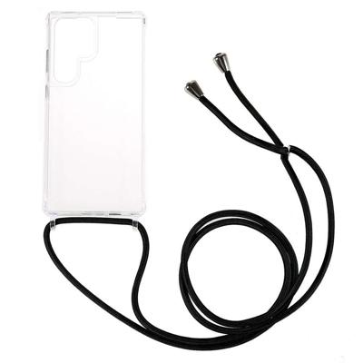 Anti-shock Back Cover Samsung Galaxy S24 Ultra Transparant met Koord Anti-shock Back Cover Samsung Galaxy S24 Ultra Transparant met Koord