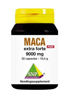 SNP Maca extra forte 9000mg puur 30 Vegetarische capsules