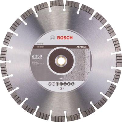 Bosch Accessoires PRO Diamantdoorslijpschijf Best for Abrasive 350 x 20,00+25,40 x 3,2 x 15 mm 1st 2608602686