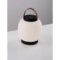 Lyora Oplaadbare tafellampJigra antraciet met wit - 9002876 - thumbnail