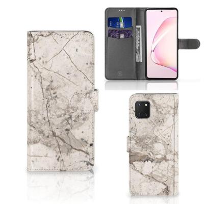 Samsung Note 10 Lite | Bookcase | Marmer Beige