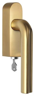 Formani David Rockwell ECLIPSE DR101-DKLOCK-O draaikiepgarnituur afsluitbaar linksdraaiend - PVD mat goud