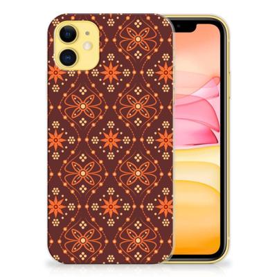 Apple iPhone 11 | TPU bumper | Batik Brown