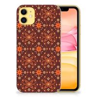 Apple iPhone 11 | TPU bumper | Batik Brown - thumbnail