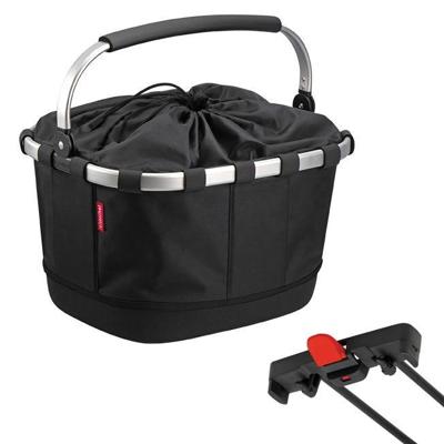 Abi Klickfix mand achter zwart carrybag gt racktime - 414163