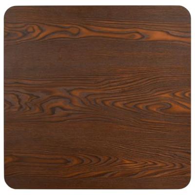 Bistrotafel 60x60 cm MDF donkerbruin Bistrotafel 60x60 cm MDF donkerbruin