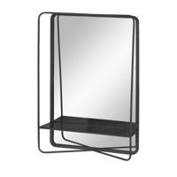 Spiegel Elwin zwart 71cm - thumbnail