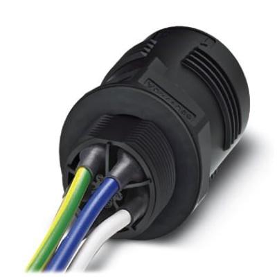 Phoenix Contact 1410396 Ronde connector Totaal aantal polen: 4 + PE Serie (ronde connectoren): QPD 1 stuk(s)