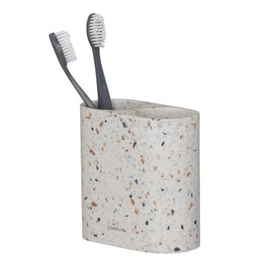 Sealskin Tandenborstelhouder dubbel vrijstaand Blend Terrazzo