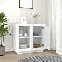 Dressoir 80x40x75 cm wit - thumbnail