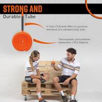 Tubolito x-tubo-cx/gravel-all black tube - thumbnail