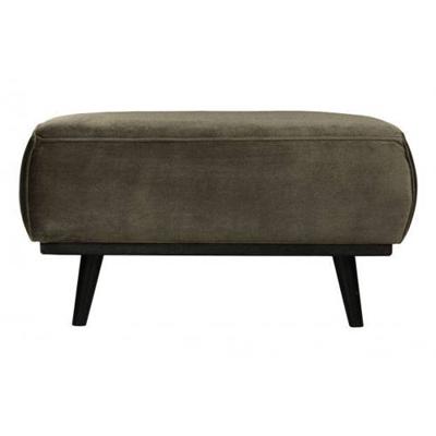 WOOOD Hocker 'Statement' Velvet, kleur Warm Groen