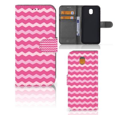 Samsung Galaxy J5 2017 | Telefoon Hoesje | Waves Pink Samsung Galaxy J5 2017 | Telefoon Hoesje | Waves Pink