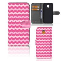 Samsung Galaxy J5 2017 | Telefoon Hoesje | Waves Pink - thumbnail