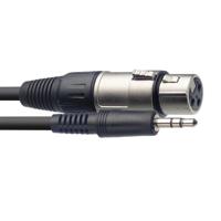 Stagg SAC1MPSBXF Verloopkabel Jack Naar XLR F - thumbnail