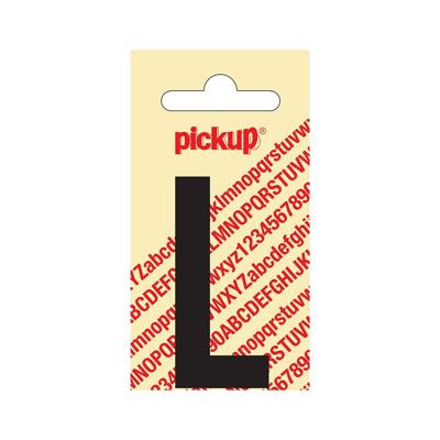 Deco letter l nobel zwart 60 mm Pickup - Pickup