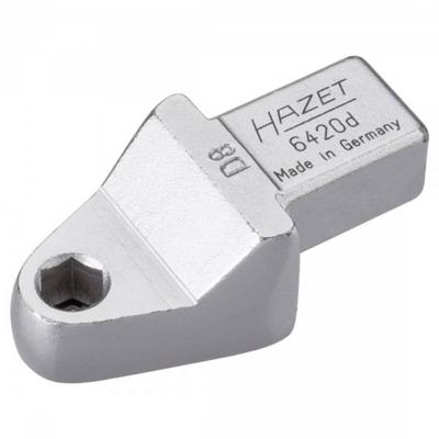 HAZET Insteekhouder voor bits 6420D · 14 x 18 mm insteekvierkant massief · 5/16 inch (8 mm) zeskant hol · Lengte: 58 mm