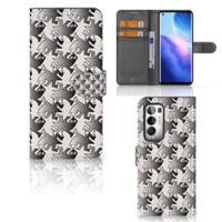 OPPO Find X3 Neo 5G | Telefoonhoesje | Met pasjeshouder | Salamander Grey - thumbnail
