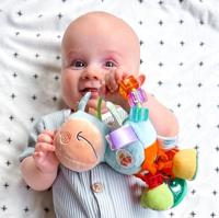 Playgro Paarden rammelaar blauw - thumbnail