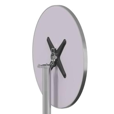 Tuinbartafel in hoogte verstelbaar Ø59,5x70/114,5 cm aluminium Tuinbartafel in hoogte verstelbaar Ø59,5x70/114,5 cm aluminium