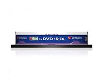 Verbatim DVD+R DL 8,5GB 8X Spindel. 10 Stück geen info - thumbnail
