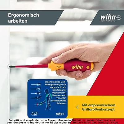 Wiha SoftFinish slimFix sleuf/ PH schroevendraaierset VDE 3201K6 | 6-delig | - 35389 - thumbnail