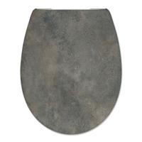 Toiletzitting Cedo Pinara Softclose Betonlook Grijs Cedo - thumbnail