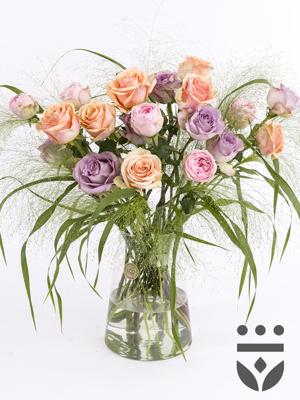 Pastel plus centerpiece - Platinum | Medium