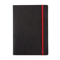 Notitieboek oxford black n' red a5 business 72v ln - thumbnail